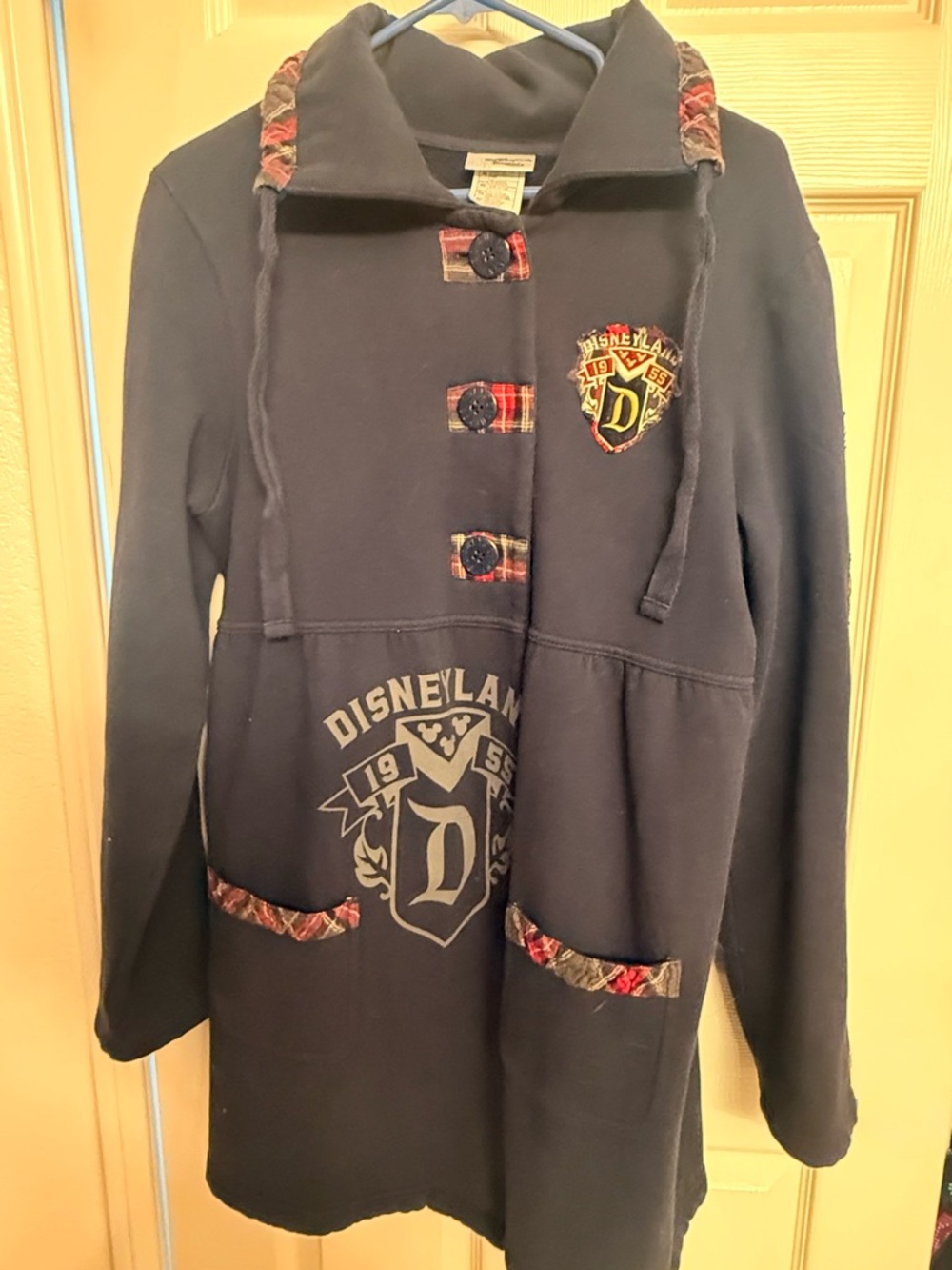 Vintage Collectors Disneyland 55th Birthday
Navy Pea Coat, Jersey Coat.